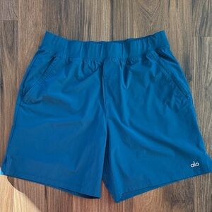 ALO Yoga Blue Athletic Shorts